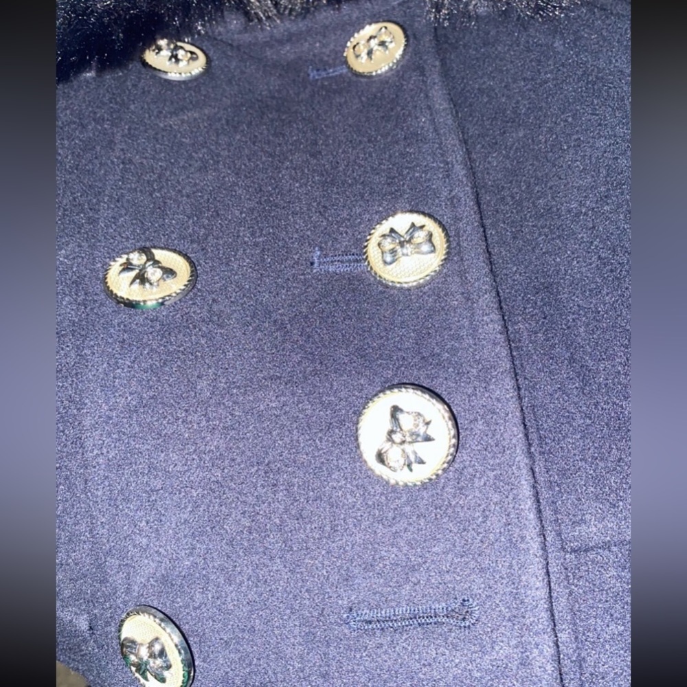 Rothschild Tailord Double Breasted Princess Pea Coat  size 6x - Picture 11 of 11
